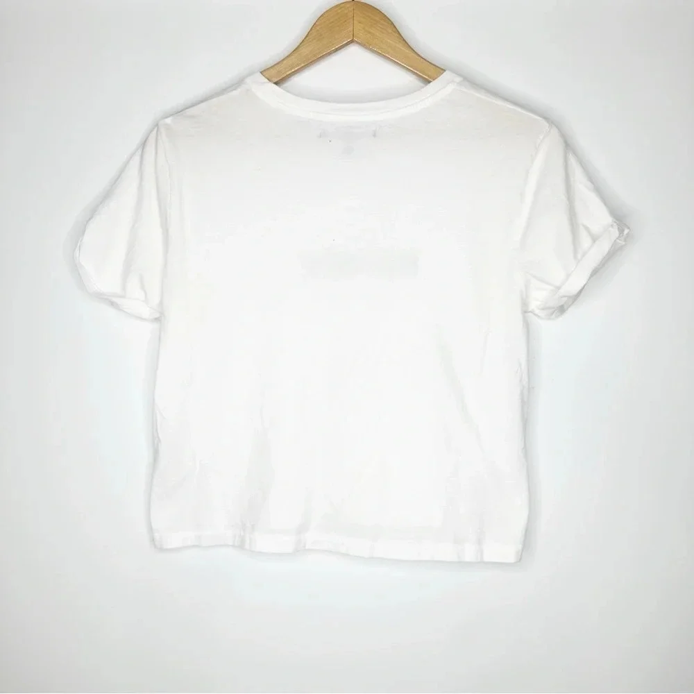 Brunette The Label Cropped Blonde Tee Size XS - Picture 4 of 4